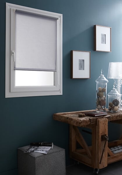 MADECO - Store Easy roll tamisant gris clair l.67xh.170cm - large