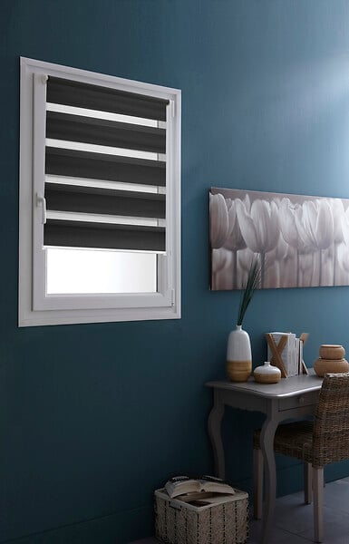 MADECO - Store Easy  Jour et Nuit gris foncé l.52xh.190cm - large