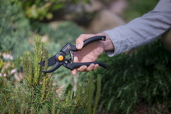 FISKARS - Sécateur Traditionnel P90 26mm diam coupe lame franche - large