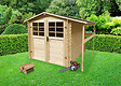 SOLID - Abri de jardin - Avec bûcher - Bois - 4,73m2 - vignette