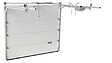 FLEXIDOOR - Porte de garage sectionnelle  Groove - PVC gris ss frises - 240x200cm - vignette