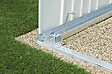 BIOHORT - Cadre de sol pour abri de jardin A3. A5 et H2 - Aluminium - vignette