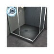 PLANETE BAIN - Receveur de douche extra plat à poser 90x90 Design reflet ardoisé Noir - vignette