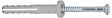 FISCHER - Cheville NF à clou nylon - 6mmx60mm-30mm - 100 pieces - vignette