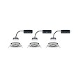 PAULMANN - Kit encastrés Premium Coin Slim 3x6W 51mm Acier brossé - vignette