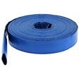 HUGGY TUYAUX - Tuyau de refoulement plat Ø 32 mm (1 1/4'') bleu - Longueur 50 mètres - vignette