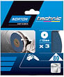NORTON - Lot 3 disques fibre abrasif 127x22mm grain 80 - vignette