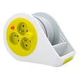 ZENITECH - Mini enrouleur design 3 prises 2P+T - 7m - Vert - Zenitech - vignette