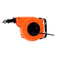 ZENITECH - Enrouleur mural câble H05VV-F 3G1mm² 11m + 2m - orange - Zenitech - vignette