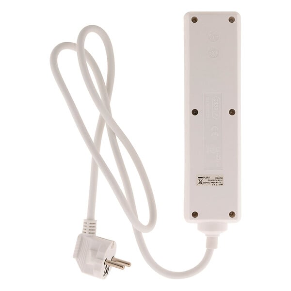ZENITECH - Bloc multiprise 4 prises 2P+T 16A blanc - Zenitech - large