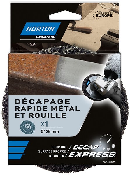 NORTON - Disque Décap Express Métal diamètre 125mm - large