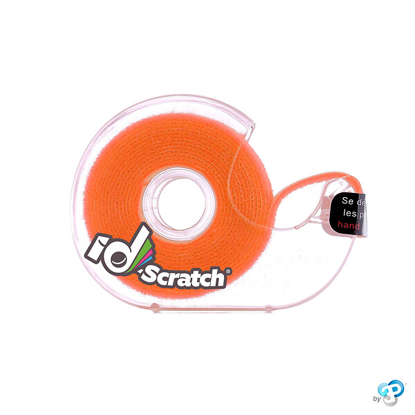ID-SCRATCH - Bande scratch auto-agrippante ID-SCRATCH orange 2 cm x 2 m - large