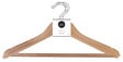 BOX & BEYOND - Lot de 5 cintres bois naturel - vignette