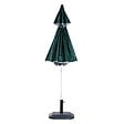 OUTSUNNY - Parasol abri solaire ?2,1 x 2,22H cm protection UPF 50 +  sac transport fourni vert foncé - vignette