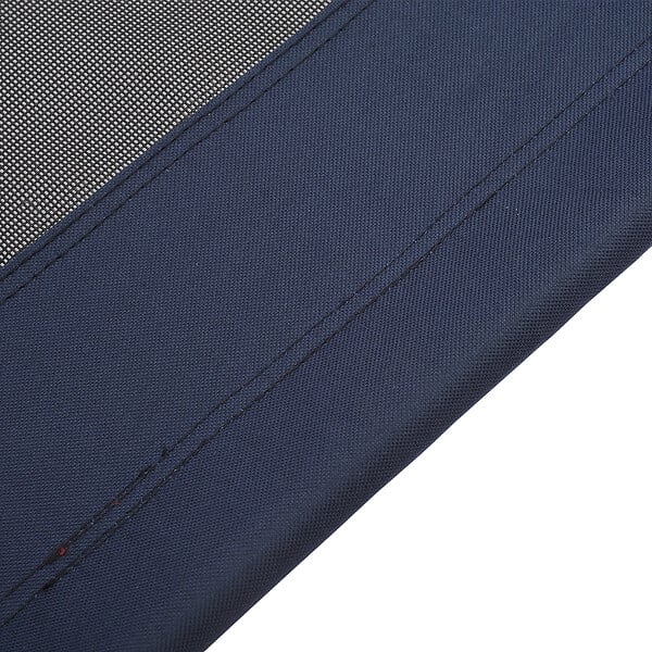 PAWHUT - Lit pour chien chat lit de camp grand confort sur pieds tissu oxford textilène micro-perforé 76L x 61l x 18H cm bleu marine noir - large