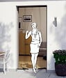 WINDHAGER - Rideau de porte easy PVC anthracite 120x250 maximum - vignette