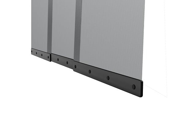 WINDHAGER - Rideau de porte easy PVC anthracite 120x250 maximum - large