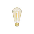XANLITE - Ampoule LED connectée filament, culot E27, forme ST64, puissance 5,5W, équivalent 40W, flux 470 lm, éclairage CCT, variation de luminosité, compatible Alexa et Google Home - vignette