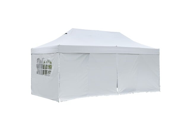 Tonnelle pliante -  Acier - 3x6m - large