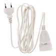 ZENITECH - Prolongateur 2m - HO3VVH2F 2x0,75mm² 6A - blanc - Zenitech - vignette