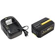 GT ELEC - Taille-haies sur perche sans fil à batterie, 40 V, GT ELEC + batterie 2 Ah + chargeur - vignette