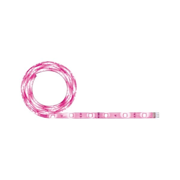 PAULMANN - Strip SimpLED 1.5m RGB 12W 230-12V DC blanc métal plast - large