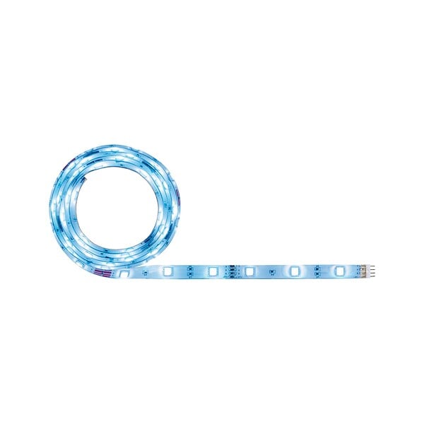 PAULMANN - Strip SimpLED 1.5m RGB 12W 230-12V DC blanc métal plast - large