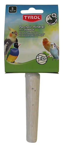 TYROL - Perchoir droit pour petits oiseaux domestiques Tyrol 12.5 cm - large