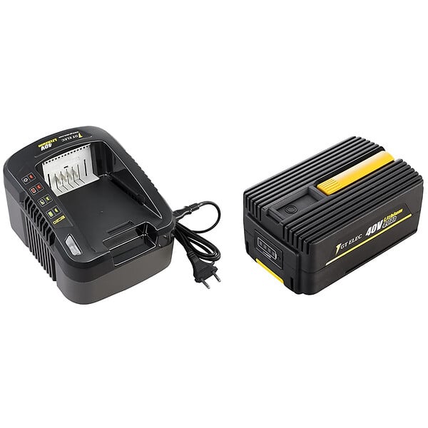 GT ELEC - Élagueuse sur perche sans fil à batterie, 40 V, GT ELEC + batterie 4 Ah + chargeur - large