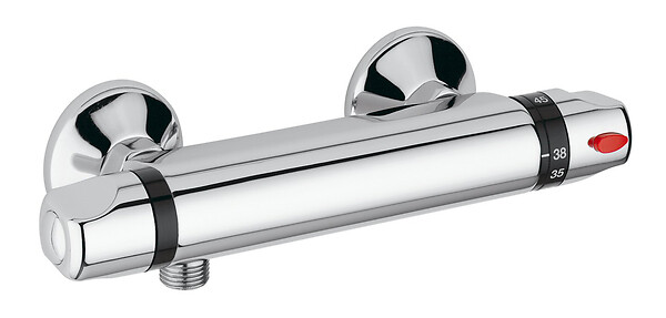 ROUSSEAU - Mitigeur thermostatique douche Garance 3 - Chrome - large