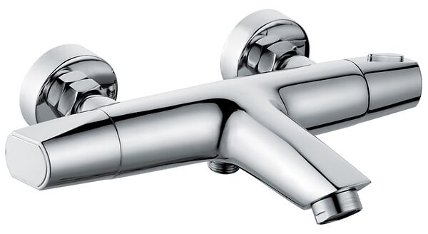ROUSSEAU - Mitigeur thermostatique bain-douche Nanka - Chrome - large
