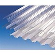 PEVEGLASS - Plaque PVC ondulé transparent onde greca 76-18 - 2x1,09m - vignette