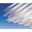 PEVEGLASS - Plaque ondulée PVC ondes greca 76-18 - Cristal - 300x109cm - vignette