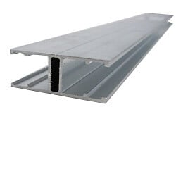 CARBOGLASS - Profil de jonction monobloc - Aluminium - 16mm - 4m - large