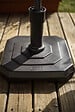 EDA - Pied de parasol - Béton - Gris anthracite - 25kg - vignette