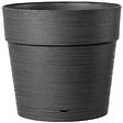 DEROMA - Vaso Save R Anthracite à réserve d'eau 20cm - vignette