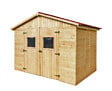 HABRITA - Abri de jardin - Bois - 16mm - 5.41m2 - vignette