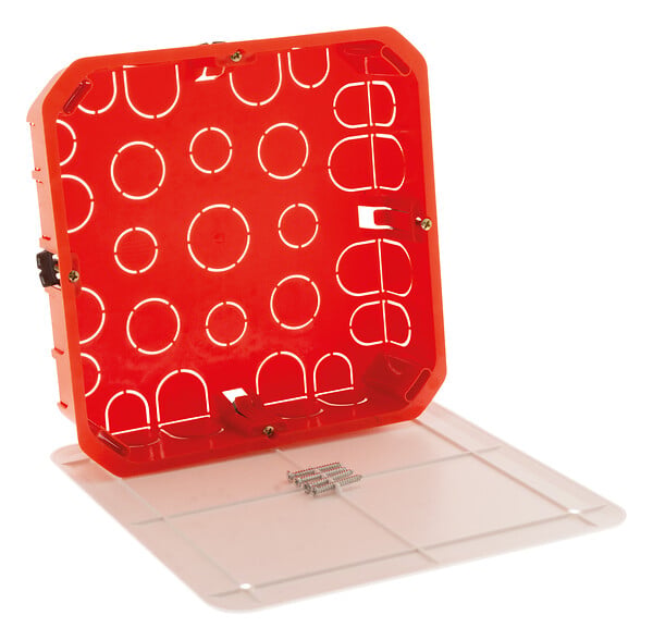 MC KENZIE - Boîte de dérivation pour cloison creuse carrée - 170X170X45mm - large