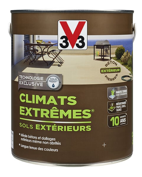 V33 PEINTURE - Peinture sol exterieur Climats extremes - Satin schiste - 2.5L - large