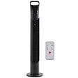 HOMCOM - Ventilateur colonne tour oscillant silencieux 40 W télécommande panneau contrôle tactile 3 vitesses Ø 18 x 78H cm noir - vignette