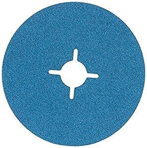 NORTON - Lot 3 disques fibre abrasif 127x22mm grain 80 - large
