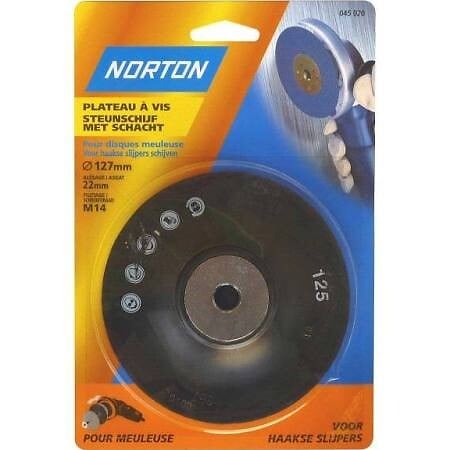 NORTON - Plateau à vis pour disque 127x22mm - large