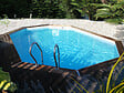 SUNBAY - Piscine ovale Pitaya 2 - Bois - 4.36x3.36x1.17m - vignette