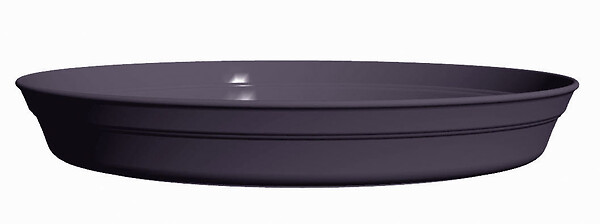 POETIC - Soucoupe pot rond Roméo 21 noir violine - large
