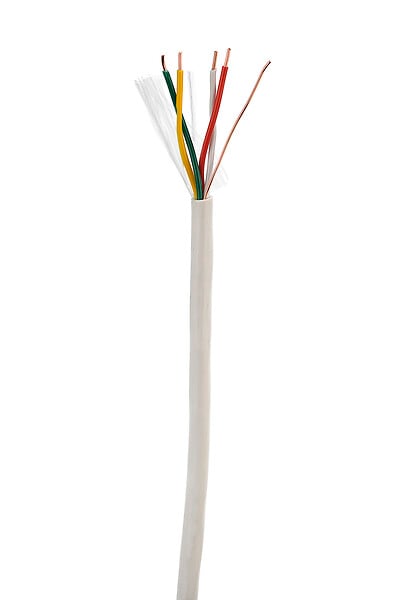 NEXANS - Câble portier 2 paires 0.6 mm2 ivoire a la coupe - large