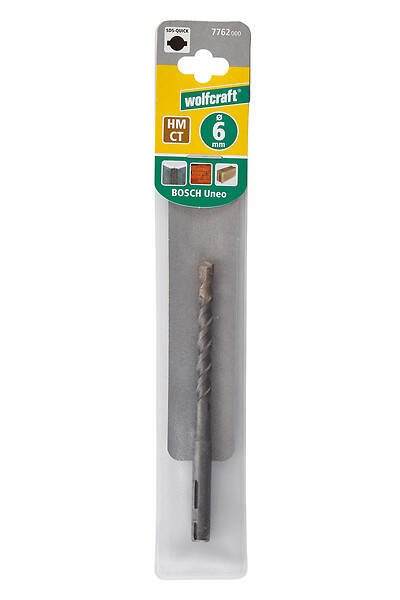 WOLFCRAFT - 1 Foret béton SDS-Quick Uneo D 6mm - large