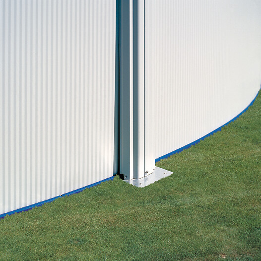 GRE - Piscine acier ronde -  Filtration sable - 570x122cm - large