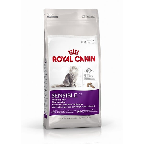 ROYAL CANIN - Croquettes chat SENSIBLE33 ADULTE SENSIBILITE DIGESTIVE + 1 AN 400G - large