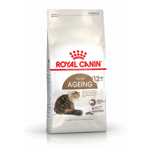 ROYAL CANIN - Croquettes chat AGEING 12+ CHAT SENIOR DE PLUS DE 12 ANS 2KG - large