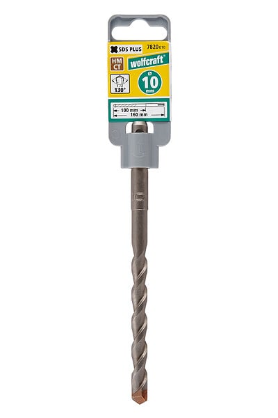 WOLFCRAFT - 1 Foret pour perforateur SDS+ D10.0x160mm - large